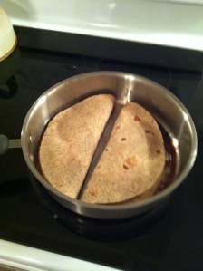 quesadillas in pan
