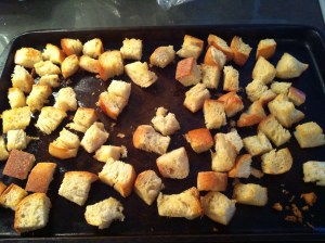 caesar croutons